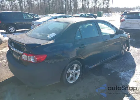 2011 Toyota Corolla S from USA, damaged, VIN 2T1BU4EE8BC575691